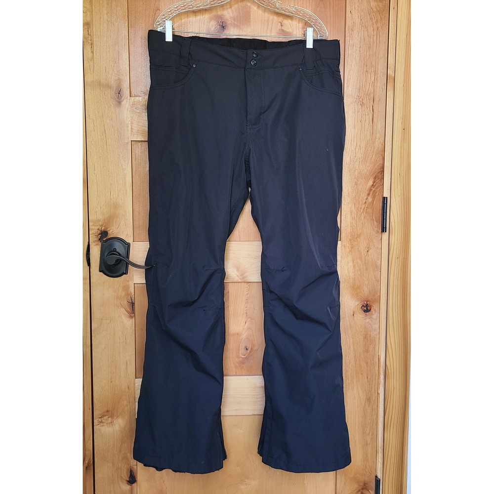 Aperture XL Black Snowboard Waterproof Insulated Ski Pants Gaper Closing Day